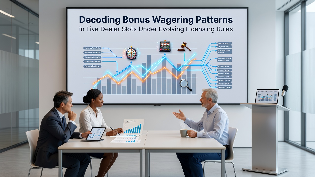 Data visualization of wagering completion curves across live dealer slot sessions